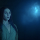 Wanda standing in front of what appears to be the Mind Stone as it appeared when first seen in Captain America: The Winter Soldier.